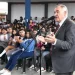 Jaldo encabezó el inicio del ciclo lectivo en una escuela de la Capital