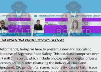 Hackearon la base de datos de todas las licencias de conducir del país