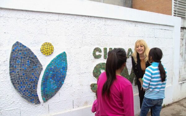 Fue inaugurada la primera cuadra del Plan de Transformación Simbólica de Basurales en el barrio Juan XXIII