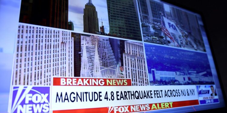Un sismo de magnitud 4,8 sacudió la ciudad de Nueva York