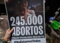 Campaña gráfica para visibilizar los 245.000 abortos desde que la Ley fue aprobada