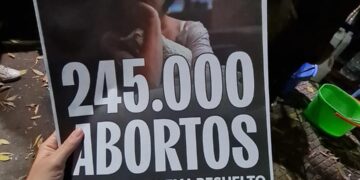 Campaña gráfica para visibilizar los 245.000 abortos desde que la Ley fue aprobada