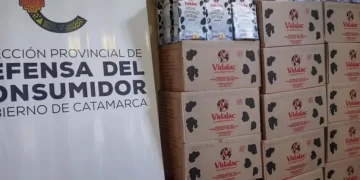 Pusieron a la venta leche que el Gobierno le entregó a la Fundación Conin