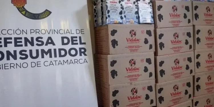 Pusieron a la venta leche que el Gobierno le entregó a la Fundación Conin