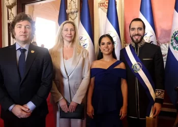 Javier Milei participó de la asunción de Nayib Bukele en El Salvador