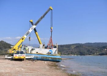 La balsa «La Niña» se restaura para garantizar agua potable