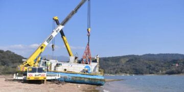 La balsa «La Niña» se restaura para garantizar agua potable