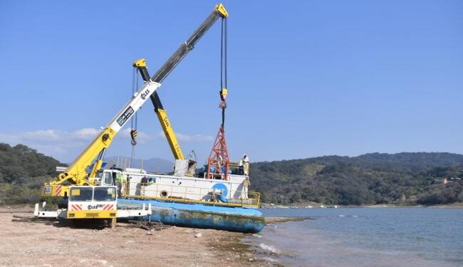 La balsa «La Niña» se restaura para garantizar agua potable