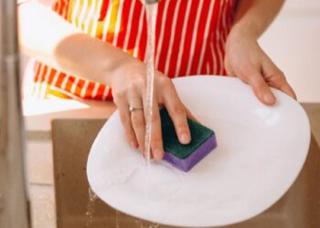 Investigación revela que las esponjas de cocina liberan millones de microplásticos