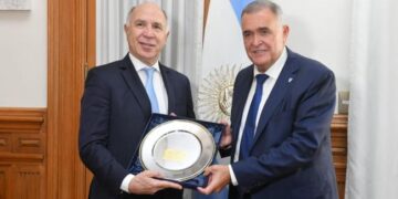 Ricardo Lorenzetti fue recibido por Osvaldo Jaldo