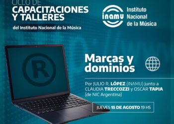 Capacitación virtual sobre “Marcas y Dominios” para el sector musical