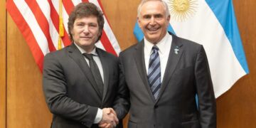 Javier Milei se reúne con congresistas de Estados Unidos en Casa Rosada
