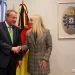 La intendenta Chahla recibió al embajador de Alemania en nuestro país para reforzar lazos de cooperación