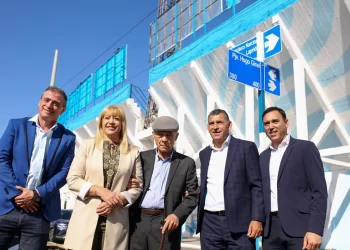 Inauguran pasajes con los nombres de Atlético Tucumán y Hugo Ginel