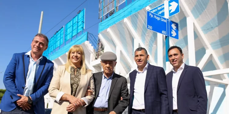 Inauguran pasajes con los nombres de Atlético Tucumán y Hugo Ginel