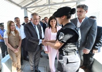 Jaldo y Bullrich recorren los avances en el Complejo Penitenciario de Benjamín Paz