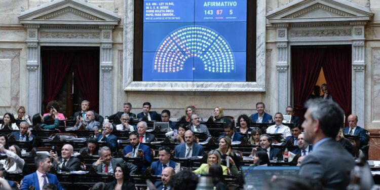 Diputados aprobó la implementación de la Boleta Única de Papel
