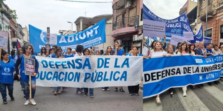 Multitudinaria marcha en Tucumán en defensa de la universidad pública y gratuita