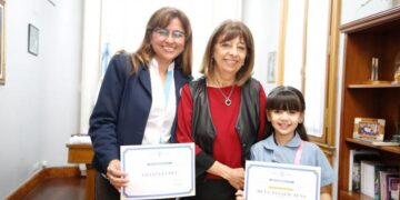 Montaldo reconoció a la niña más lectora de Tucumán