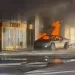 Un auto de Tesla explotó frente a la Torre Trump en Las Vegas