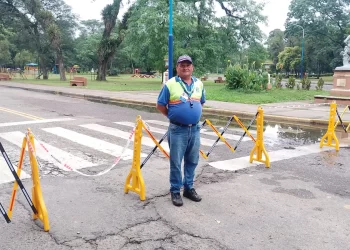Refuerzan controles de tránsito en el Parque 9 de Julio para mayor seguridad