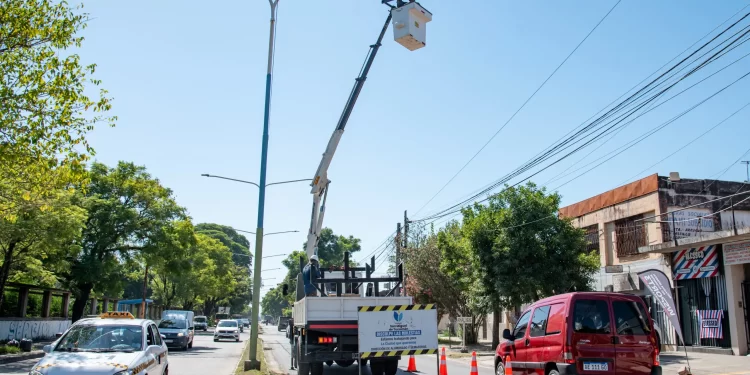 La Municipalidad de Capital mejora la iluminación en la zona de la Quinta Agronómica