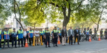 Con el apoyo de la policia, el Municipio de Capital refuerza los controles viales