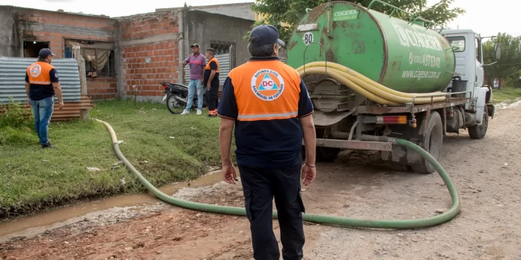 El Municipio de Capital refuerza la asistencia en los barrios tras el temporal