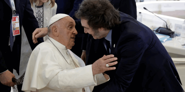 Milei: “Jorge Bergoglio fue el argentino más importante de la historia”