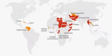 Estados Unidos vetó el ingreso de ciudadanos de doce países por motivos de seguridad y control migratorio