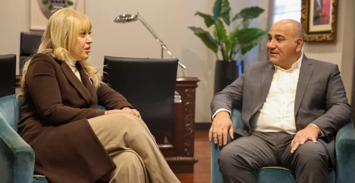 Chahla recibió a Manzur en la Municipalidad y enviaron un mensaje de unidad