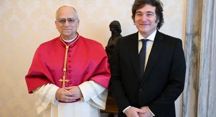 León XIV recibió a Milei y confirmó su visita a la Argentina