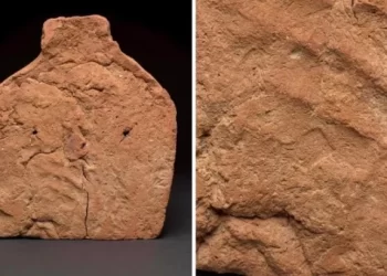 Hallan una huella de mano completa en una tumba egipcia de hace 4.000 años