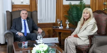 Chahla presentó a Jaldo el Plan de Contingencia ante Inundaciones y busca financiamiento internacional