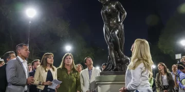 El legado escultórico de la ciudad renace en el Parque 9 de Julio, que cumple 109 años