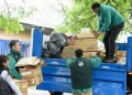 Trabajo articulado: Más de una tonelada de residuos reciclados entre la Escuela Luis Braille y el municipio de San Miguel