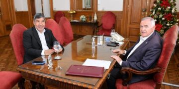 Jaldo y Acevedo coordinaron la continuidad de la gestión durante la licencia del Gobernador