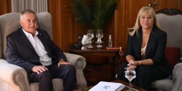 Jaldo y Chahla coordinaron obras hídricas y avanzaron en una agenda común para el transporte y la coparticipación