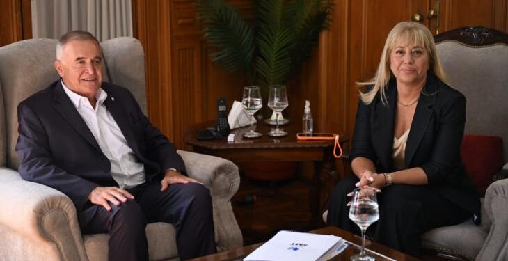 Jaldo y Chahla coordinaron obras hídricas y avanzaron en una agenda común para el transporte y la coparticipación