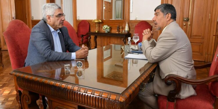 El vicegobernador Miguel Acevedo recibió al ministro Daniel Abad