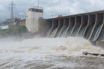 Las Termas: por crecida de ríos aumentó la erogación del Dique Frontal
