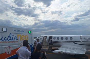 Salud concretó una aeroevacuación neonatal y el traslado de paciente pediátrico
