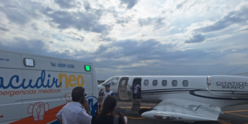 Salud concretó una aeroevacuación neonatal y el traslado de paciente pediátrico