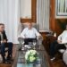 Jaldo recibió a autoridades de la Cámara legislativa