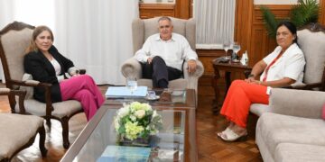 Previo al tratamiento de la Reforma Laboral, Jaldo se reunió con Elia Fernández y Beatriz Ávila