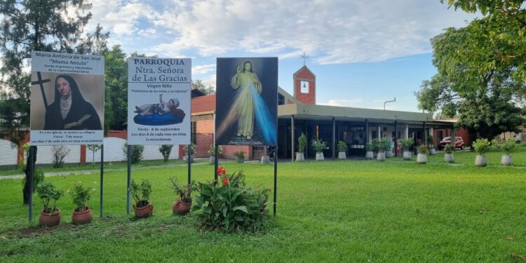 La Parroquia Nuestra Señora de las Gracias, se prepara para la festividad de la Santa Mama Antula