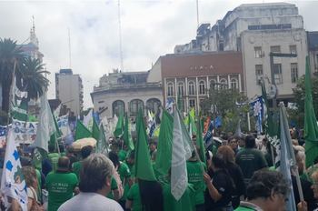 En Tucumán hubo movilización en rechazo a la reforma laboral