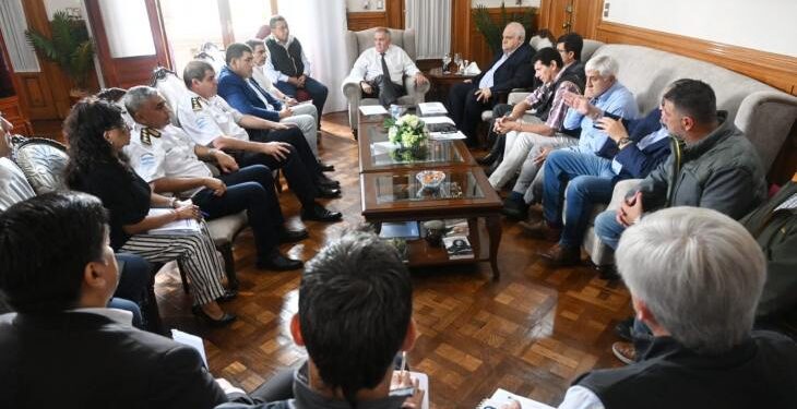 Jaldo coordinó acciones con el Gabinete para asistir a zonas afectadas