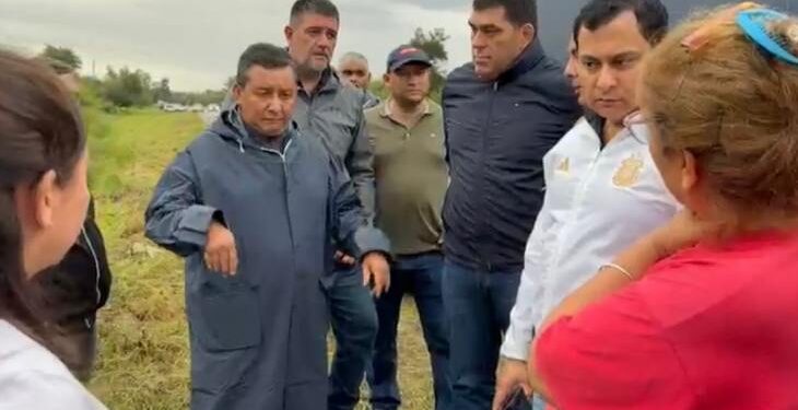 Alerta en el sur provincial: El Gobierno asiste a las zonas afectadas por las lluvias