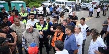 Jaldo recorrió La Madrid y supervisó la asistencia a las familias afectadas por la inundación